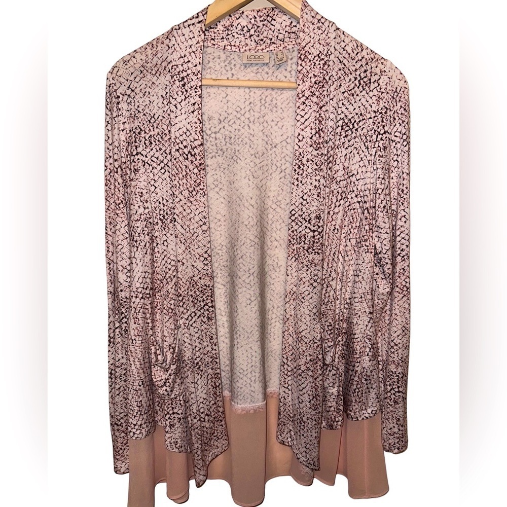 EUC LOGO Lori Goldstein Open Sweater